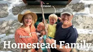 Portugal Homestead Vlog | AMAZING progress on the outdoor kitchen and a harvest to be proud of
