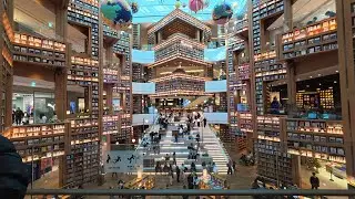 Walking around Starfield Suwon, Korea (4K60FPS) Shot on DJI Osmo Action 6