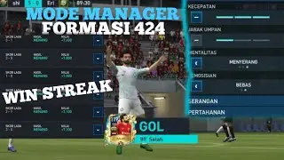 MODE MANAGER FORMASI 424 || MODE MENYERANG ~ FIFA MOBILE