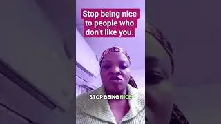 Stop being nice to people who don&rsquo;t like you.#selfrespect#knowyourworth#boundaries#protectyourenergy