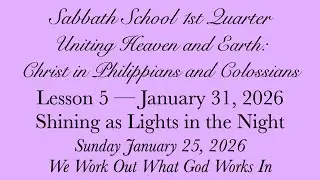 Shining as Lights in the Night &mdash; We Work Out What God Works In