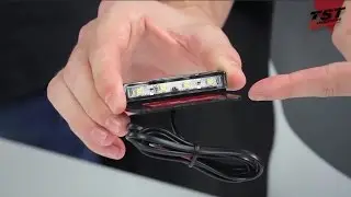 TST Low Profile Universal Motorcycle License Plate Light - Feature Video by TST Industries