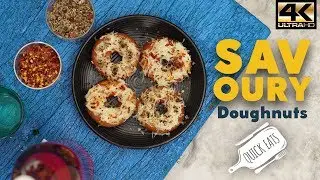 How To Make Savoury Doughnuts | Italian Seasoning | Quick Eats | QE | 4K