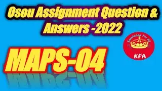 MAPS-04 All Assignment Question And Answer In One Video