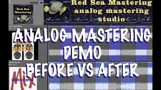 Analog Mastering before vs after  neo classic metal