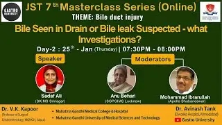 Bile seen in drain or bile leak suspected - what investigations?