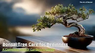 The Art of Bonsai: How to Grow and Style Miniature Trees at Home