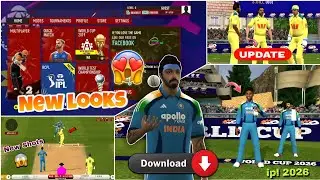 New World Cricket Go v3 Release 🤩 | New IPL 2026 Mini Squad Update🔥|| full review