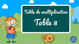 Table de multiplication de 8 + Exercices