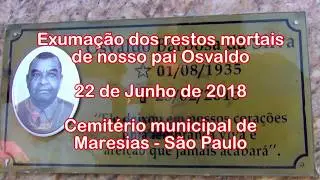 Exuma&ccedil;&atilde;o dos restos mortais do meu pai