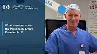 What is unique about the Persona IQ Smart Knee Implant?