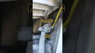 #repair Panasonic Washing Machine 6.8kg / Drain Leakage