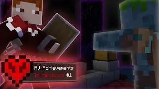 MINECRAFT All ACHIEVEMENTS  | HARDCORE | #1
