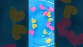 Floating love 💕 Antistress art 👌 Subscribe if you like idea 💗