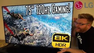 LG's 8k Nano Cell TV is actually a 120hz Gaming Monitor!?!?