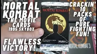 Mortal Kombat Cards! These Cards Win, Flawless Victory! Opening Packs of 1995 Skybox MK Movie Kards!