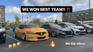GOING TO MY SECOND CAR SHOW EVER!!! (WE WON BEST TEAM)