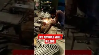 CO2 ADVANCED WHEEL WELDING TECHNIQUES...BY SARANG .. #welding #iti #tech