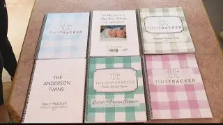 Woman creates Tiny Tracker journal to help new moms with their babies