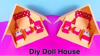 123 Easy Paper Crafts | Dollhouse | DIY Miniatures | Easy crafts | Origami bunk bed| DIY crafts