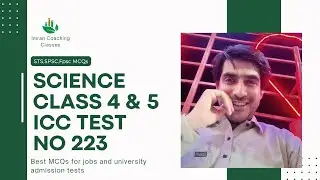 Science || Class 4 & 5 || ICC Test No 223 || Jobs preparation || 