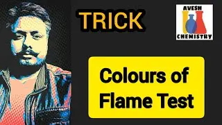 Trick to learn color of flames of Metals in Flame Test | Inorganic Chemistry