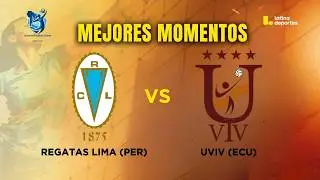 SUDAMERICANO DE V&Oacute;LEY - MEJORES MOMENTOS - FECHA 01 - Regatas Lima (Per&uacute;) vs UVIV (Ecuador)
