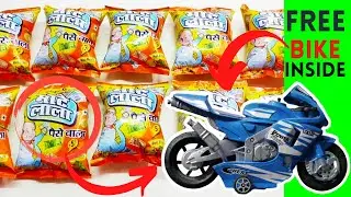 Latest Collection 😎 OMG Got free bike inside & Money Inside Snacks Unboxing & Review ! Only in 5 Rs.