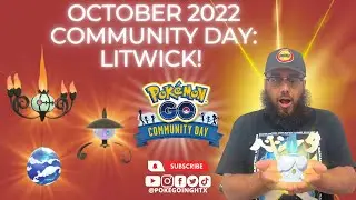 *Shiny Litwick* Pokemon GO October 2022 Community Day! 3x catch candy, attack Poltergeist, and more!