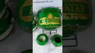 Satu Set Alat Hadroh Juga Bisa Custom Warna, Nama, Dan Motif Yah #rebanagresik #hadroh