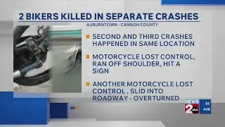 2 motorcyclists killed in crashes on State Route 145