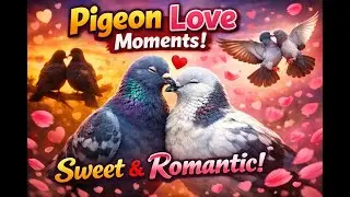 Pigeon Love Moments ❤️ | ভালোবাসায় মাখা কবুতরের মিষ্টি মুহূর্ত