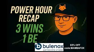 Power Hour Recap | 3 Wins, 1 BE | 5M FVG Reaction on ES & NQ (August 19)