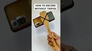 DIY phone tripod #shorts #diy #howto #hack