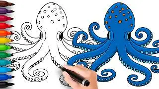 HOW TO DRAW TENTACOLO TECNICO | Italian Brainrot Animals - Easy Step by Step Drawing