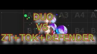 Agar.io | DUO vs ZT+ ToK + Defender | Turkish Server Massacre v2