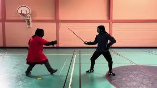 Military Sabre Sparring - Pedro vs Rui