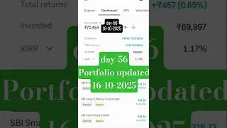 return mutual fund | Day-56 #mutualfund #portfolio #shorts #stockmarket #investmentplan #viral