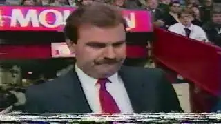 MINNESOTA NORTH STARS AT MONTREAL CANADIENS, PAT BURNS AND ERIC DESJARDINS DEBUTS (OCTOBER 8, 1988)