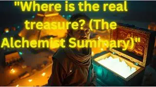 Your treasure is here! (The Alchemist book summary + motivational quotes)