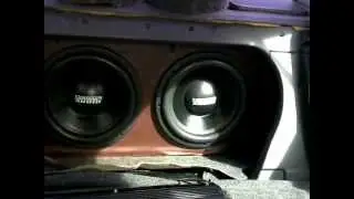 sa 12s subs on a quantum audio qa4000d amp at 1800 rms at 1 ohm