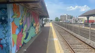 NJ Transit North Jersey Coast Line Shark River Bridge Lowering Timelapse