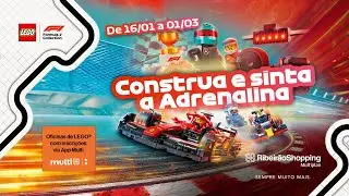 🏁🧱 LEGO&reg; F1: EXPERI&Ecirc;NCIA MUNDIAL ESTREIA NO RIBEIRAOSHOPPING!
