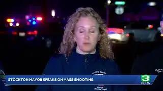 LIVE | Mayor Christina Fugazi speaks on a Stockton mass shooting