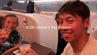 Surprising mom with a First Class flight to Japan!