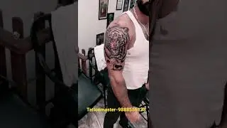 Tiger tattoo on shoulder