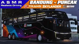 (ASMR) POV DRIVING BUS U TRANS SKYLANDER R25 VOLVO B11R BANDUNG - PUNCAK | ETS 2 MOD INDO