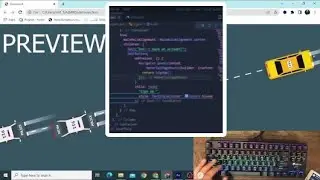 ASMR Programming - coding POLICE vs TAXI animation - No Talking