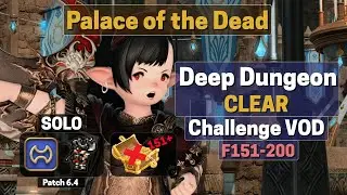 Semi-Tutorial Warrior (WAR) Solo Palace of the Dead (PotD) No Chest Challenge Clear (2023-08-05)