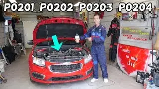 FIX CODE P0201 P0202 P0203 P0204 CHEVROLET CRUZE CHEVY SONIC